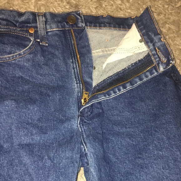 Wrangler patch straight leg 3x30 jeans high rise - Picture 3 of 8